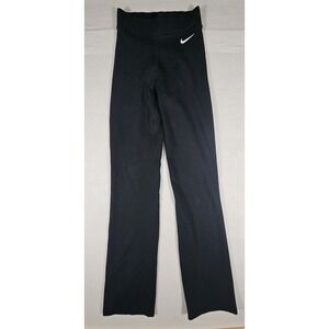 Nike Sportswear Classic Womens High Waisted Bootcut Pants Black Size XS